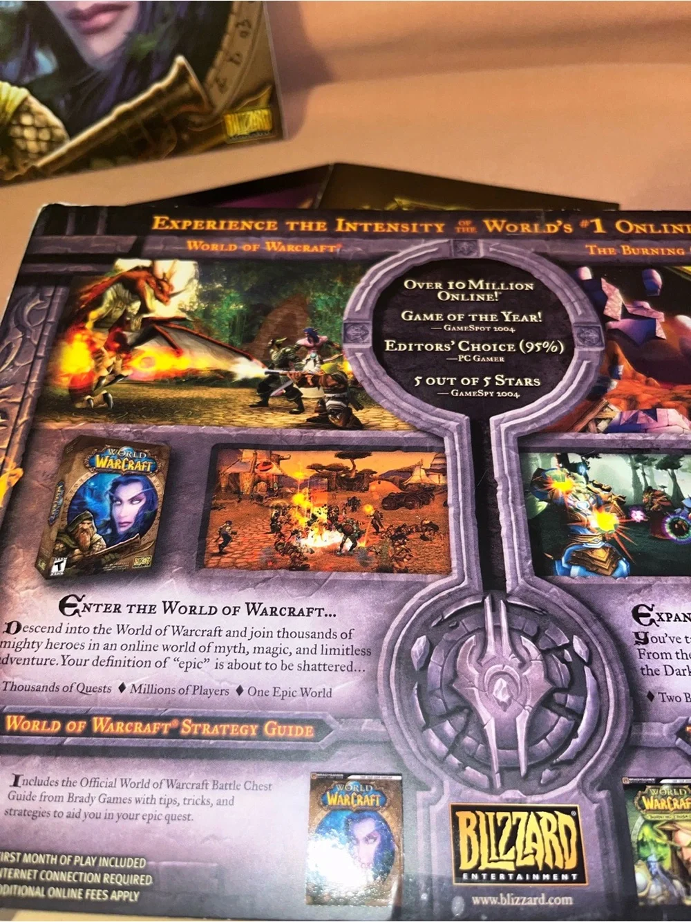 World of Warcraft Battle Chest & Guides - Blue Green Artwork